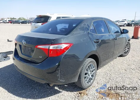2016 Toyota Corolla Le from USA, damaged, VIN 5YFBURHE2GP558756